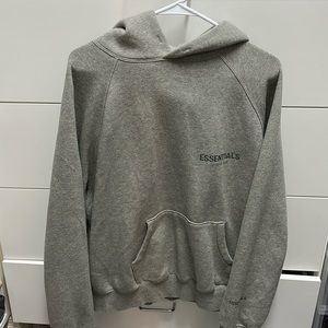 Essentials hoodie dark oatmeal